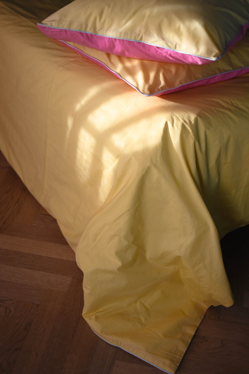 Color Combo sengesæt - gul/pink